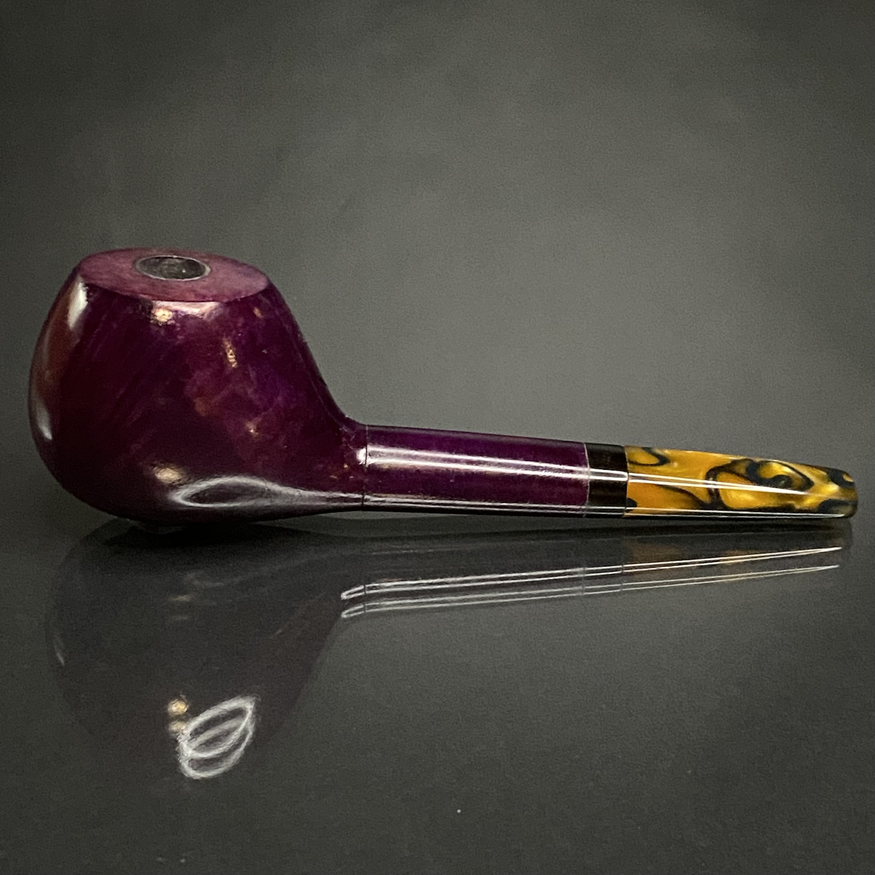 Mr. GlassWood's Purple Tiger Pipe