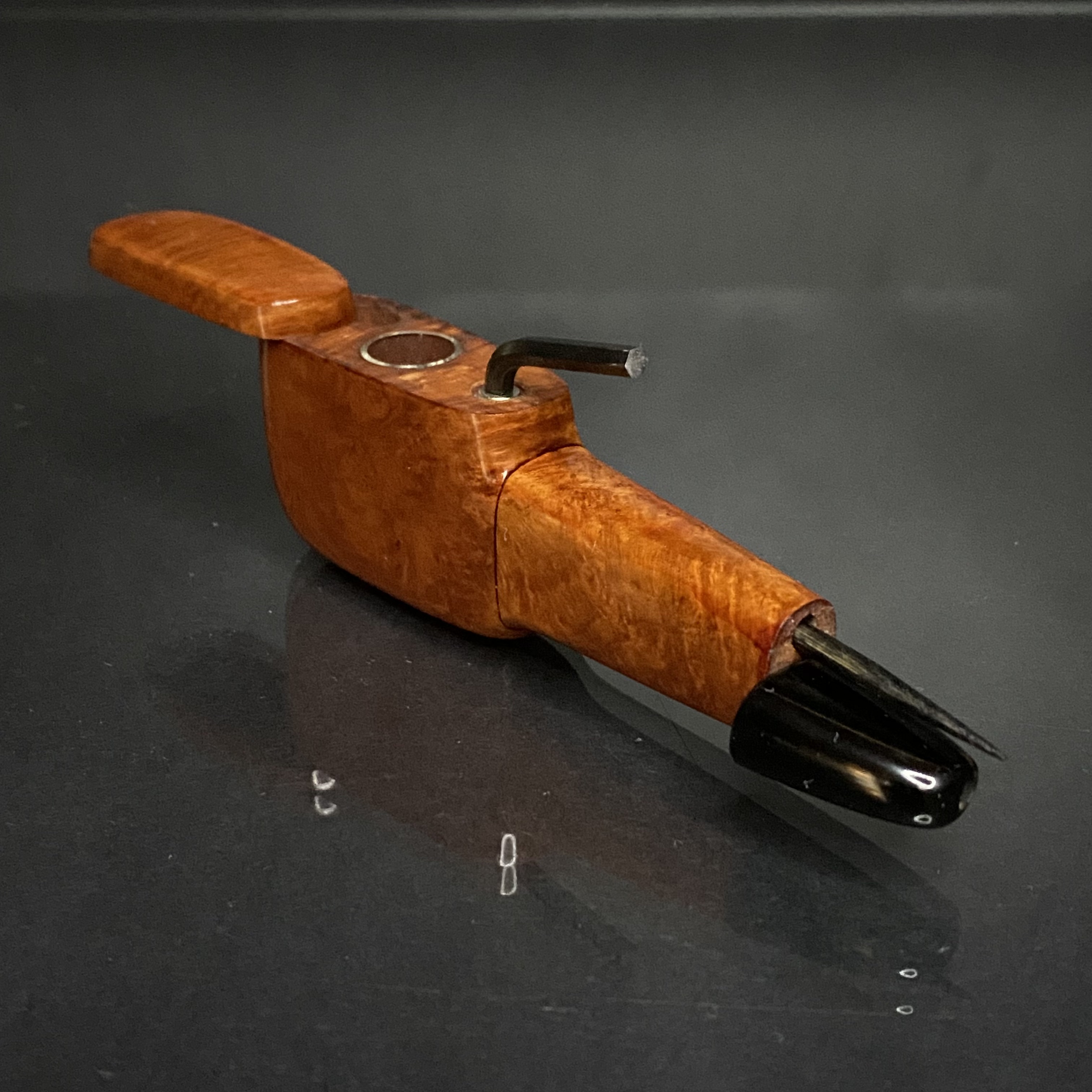 Mr. GlassWood's Light Brown Pocket Pipe