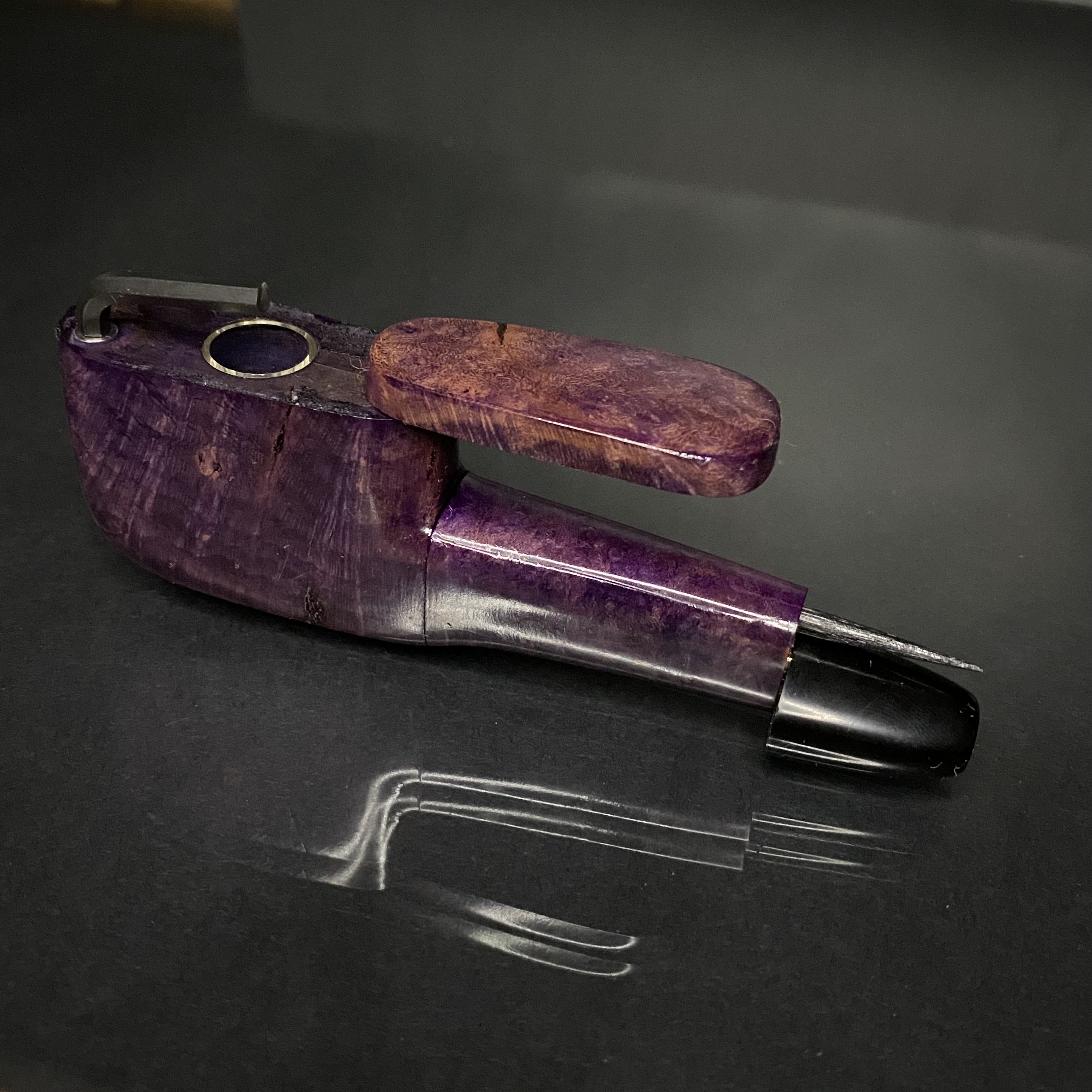 Mr. GlassWood's Purple Pocket Pipe